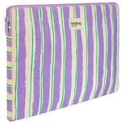 Hindbag Ava Medium 15-Zoll-Laptoptasche – Grün/Parma-Streifen