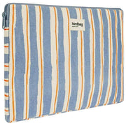 Hindbag Ava Mittelgroße 15-Zoll-Laptoptasche – Orange/Blau gestreift