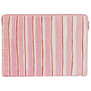 Hindbag Ava Mittelgroße 15-Zoll-Laptoptasche – Rot/Rosa gestreift