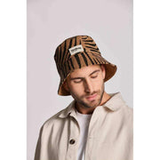 Hindbag Bob Fischerhut – Zimt-Zebra-Braun