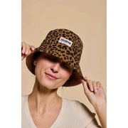 Hindbag Bob Fischerhut – Leopard-Zimtbraun