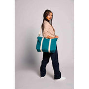 Hindbag Cesar Kleine Tragetasche – Pfauenblau