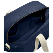 Hindbag Charlie Bowlingtasche – Samt Marineblau