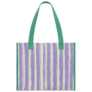 Hindbag Claude Tragetasche – Grün/Parma-Streifen