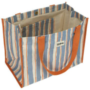 Hindbag Claude Tragetasche – Orange/Blau gestreift