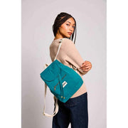 Hindbag Eliot Mini Rucksack – Pfauenblau