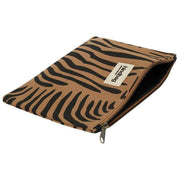 Hindbag Ema Medium Reißverschlusstasche – Zebra Cinnamon Brown