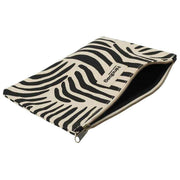 Hindbag Ema Medium Reißverschlusstasche – Zebra Creme
