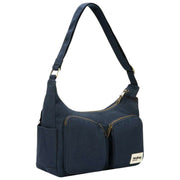 Hindbag Emile Umhängetasche mit mehreren Taschen – Marineblau