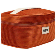 Hindbag Gaspard Kosmetiktasche – Samt Ziegelorange