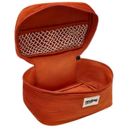 Hindbag Gaspard Kosmetiktasche – Samt Ziegelorange