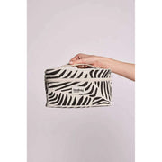 Hindbag Gaspard Kosmetiktasche – Zebra-Creme