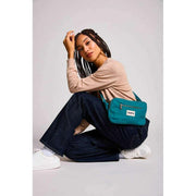 Hindbag Harry Rechteckige Gürteltasche – Pfauenblau