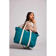Hindbag Jean Weekender-Tasche – Pfauenblau