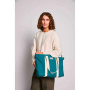 Hindbag Jean Weekender-Tasche – Pfauenblau