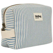 Hindbag Leon Kulturbeutel – Blaue Streifen