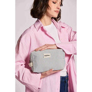 Hindbag Leon Kulturbeutel – Blaue Streifen