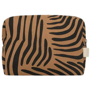 Hindbag Leon Kulturbeutel – Zebra Zimtbraun