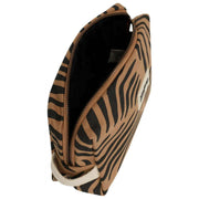 Hindbag Leon Kulturbeutel – Zebra Zimtbraun