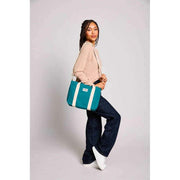Hindbag Louise Square Umhängetasche – Pfauenblau
