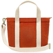 Hindbag Louise Square Umhängetasche – Velvet Brick Orange