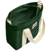 Hindbag Louise Square Umhängetasche – Samtkieferngrün