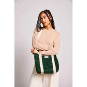 Hindbag Louise Square Umhängetasche – Samtkieferngrün