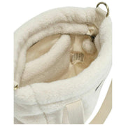 Hindbag Louise Square Teddy Umhängetasche – Arktisches Weiß