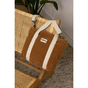 Hindbag Louise Square Teddy Umhängetasche – Braun