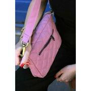 Hindbag Margault Stepp-Umhängetasche – Blush Pink