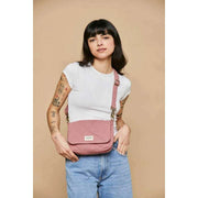 Hindbag Margault Stepp-Umhängetasche – Blush Pink