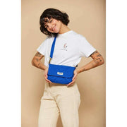 Hindbag Margault gesteppte Umhängetasche – Electric Blue
