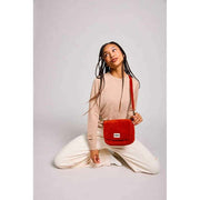 Hindbag Margault Umhängetasche – Velvet Brick Orange