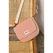 Hindbag Margault Teddy Umhängetasche – Puderrosa