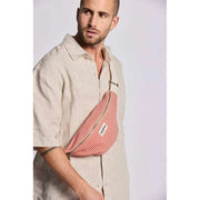 Hindbag Olivia Bauchtasche – Rote Streifen