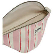 Hindbag Olivia Bauchtasche – Rot/Rosa gestreift