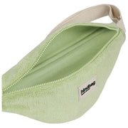 Hindbag Olivia Frottee-Gürteltasche – Mandelgrün