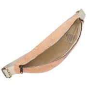 Hindbag Olivia Gewebte Gürteltasche – Korallenrot