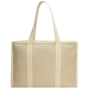 Hindbag Oscar gewebte Tragetasche – Nude Beige