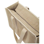 Hindbag Oscar gewebte Tragetasche – Nude Beige