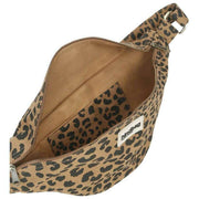 Hindbag Sasha Große Bauchtasche – Leopard-Zimtbraun