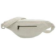Hindbag Sasha Große Bauchtasche – Samtcreme