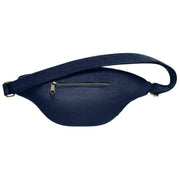 Hindbag Sasha Große Bauchtasche – Samt Marineblau