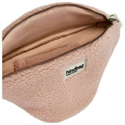 Hindbag Sasha Große Teddy-Gürteltasche – Puderrosa