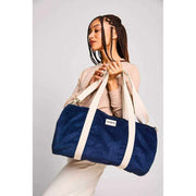 Hindbag Simon Duffle Bag – Samt Marineblau