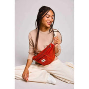 Hindbag Sofia XL Bauchtasche – Velvet Brick Orange