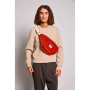 Hindbag Sofia XL Bauchtasche – Velvet Brick Orange