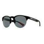 Iron Man Round Half Rim Sunglasses - Black