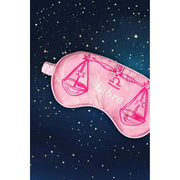 Jessica Russell Flint Libra Seiden-Augenmaske – Pink