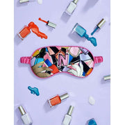 Jessica Russell Flint N for Nails Seiden-Augenmaske – Rosa/Schwarz/Blau
